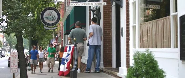 downtown lititz in lancaster county pa